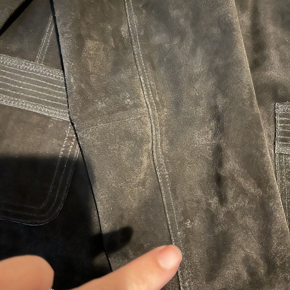 Chico’s women’s L(12) black suede jacket - Picture 12 of 16